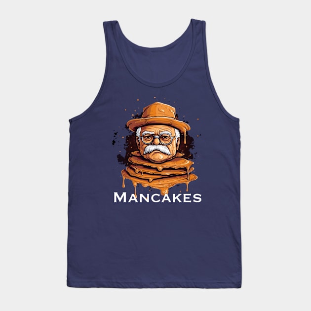 Mancakes, Dark Tank Top by Jacksnaps